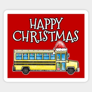 Christmas School Bus Driver Xmas 2022 Sticker